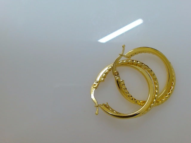 10k Yellow Gold Argollas 3.4g