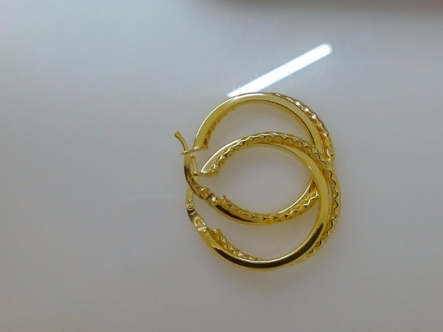 10k Yellow Gold Argollas 3.4g