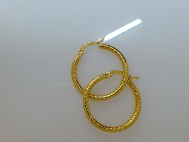 10k Yellow Gold Argollas 2.5g