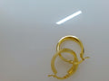 10k Yellow Gold Argollas 2.7g