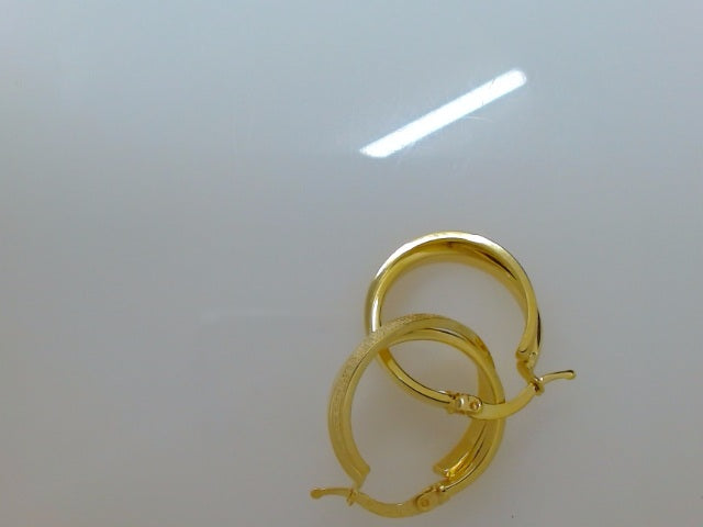 10k Yellow Gold Argollas 2.7g