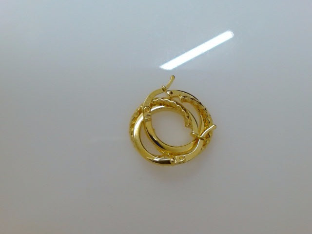 10k Yellow Gold Argollas 2.3g