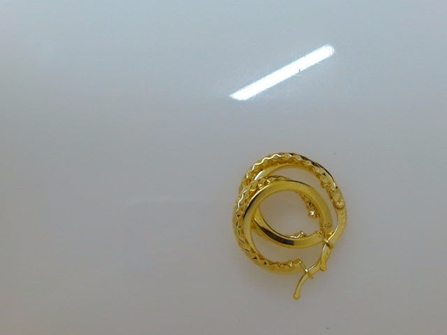 10k Yellow Gold Argollas 2.4g
