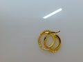 10k Yellow Gold Argollas 2.3g