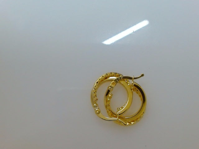 10k Yellow Gold Argollas 2.3g