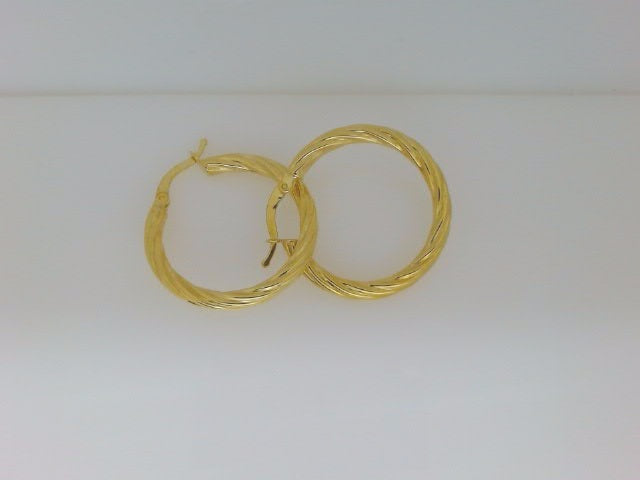 10k Yellow Gold Argollas 2.7g
