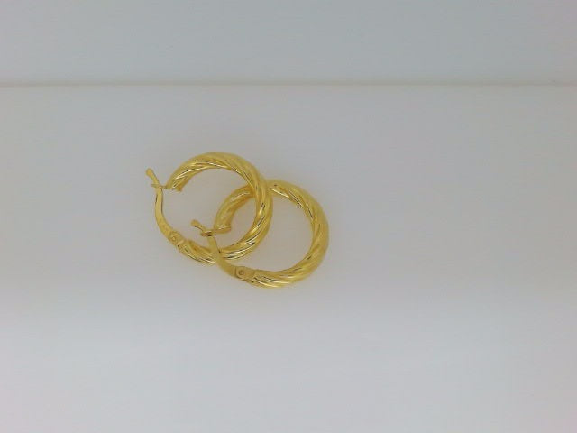 10k Yellow Gold Argollas 2g
