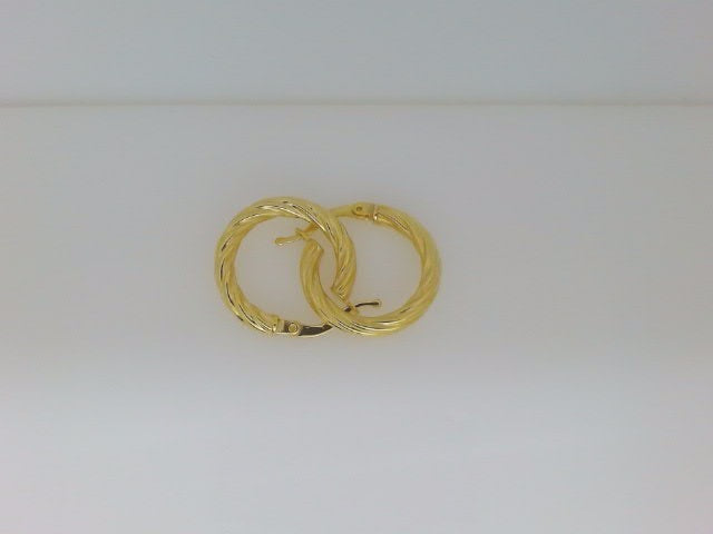 10k Yellow Gold Argollas 2g
