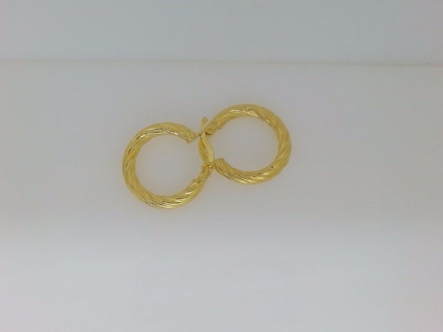 10k Yellow Gold Argollas 2g