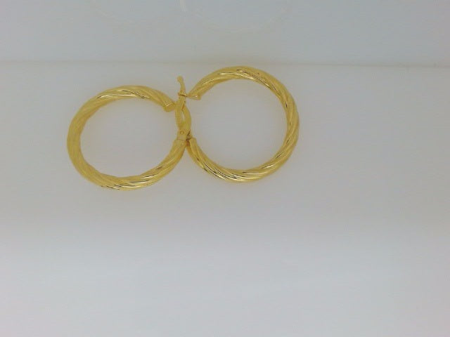 10k Yellow Gold Argollas 2.7g