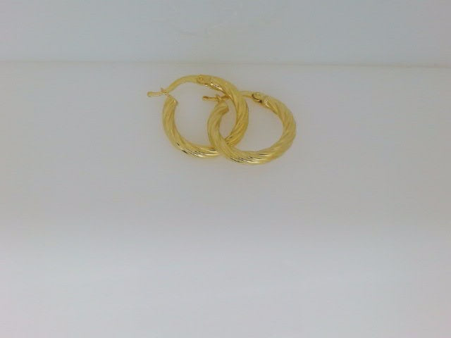 10k Yellow Gold Argollas 2g