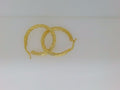 10k Yellow Gold Argollas 2.7g