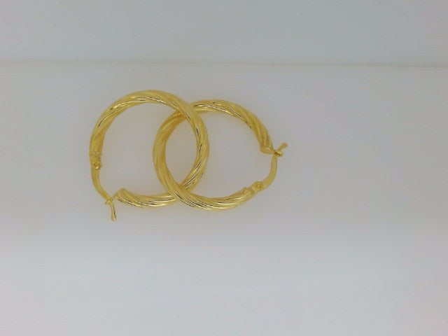 10k Yellow Gold Argollas 2.7g