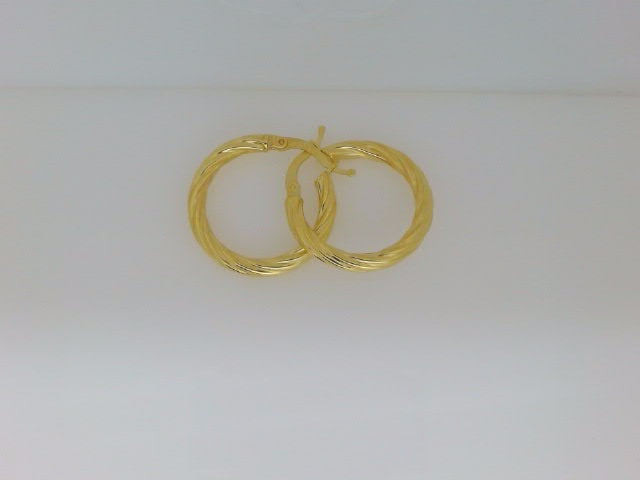 10k Yellow Gold Argollas 2.3g