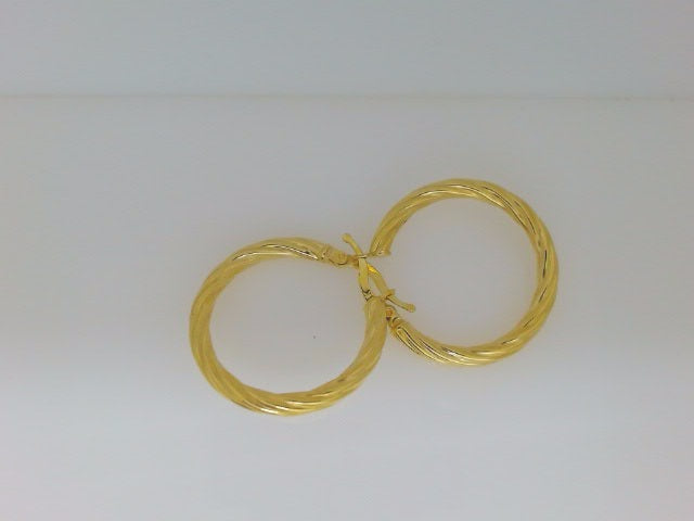 10k Yellow Gold Argollas 2.7g