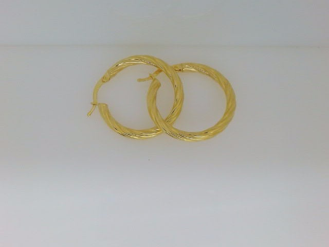 10k Yellow Gold Argollas 2.7g
