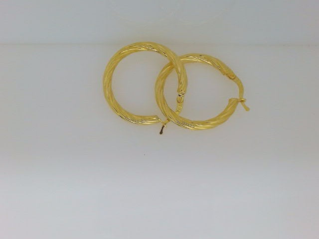 10k Yellow Gold Argollas 2.7g
