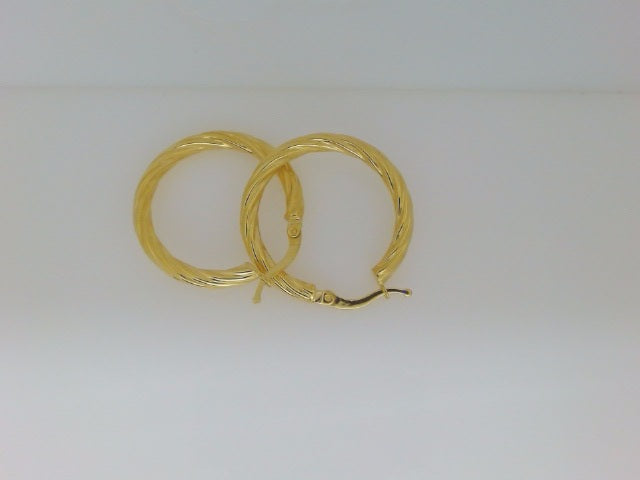 10k Yellow Gold Argollas 2.7g