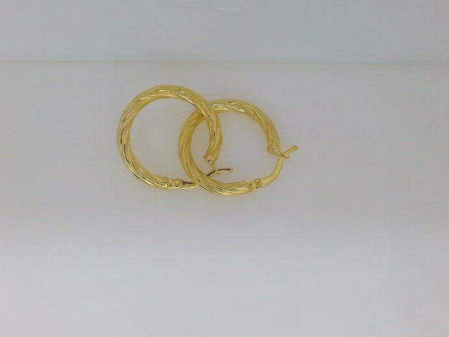 10k Yellow Gold Argollas 2.3g