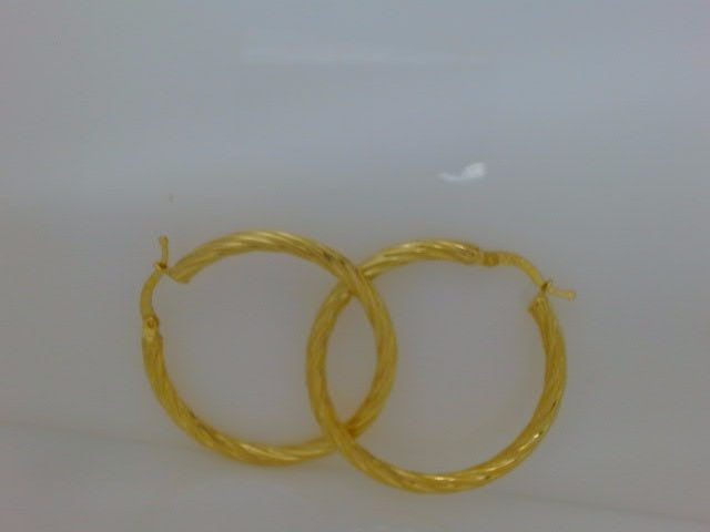 10k Yellow Gold Argollas 3.7g