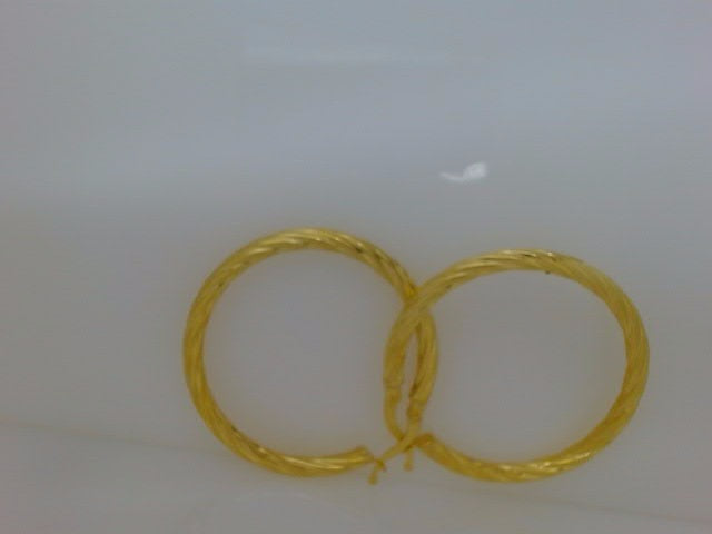 10k Yellow Gold Argollas 3.7g