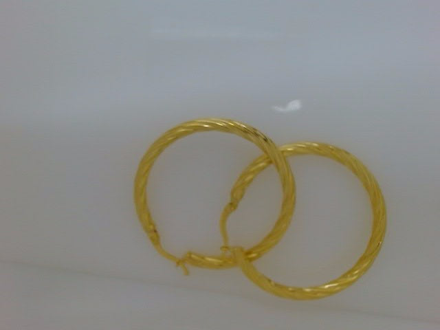 10k Yellow Gold Argollas 3.7g