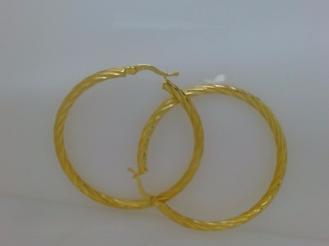 10k Yellow Gold Argollas 4.5g