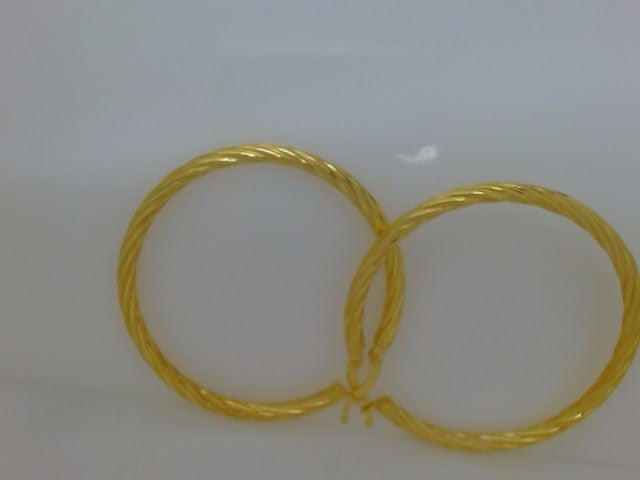 10k Yellow Gold Argollas 4.6g