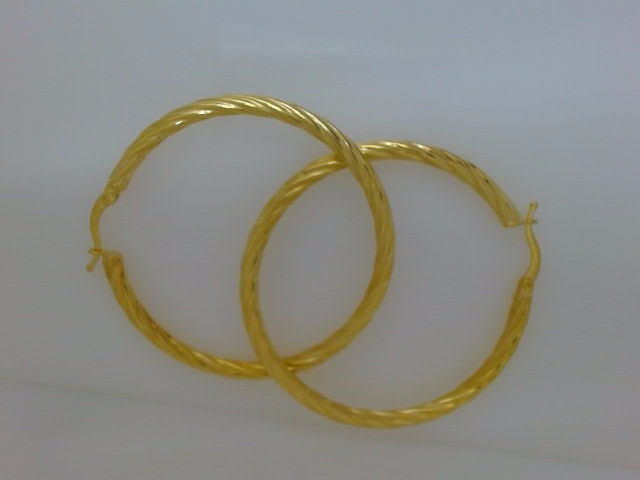 10k Yellow Gold Argollas 4.6g