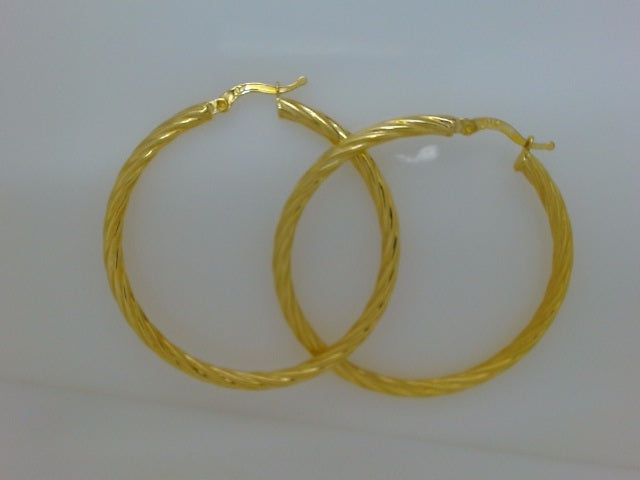 10k Yellow Gold Argollas 4.6g