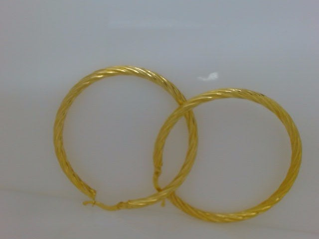 10k Yellow Gold Argollas 4.6g