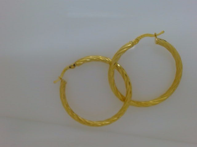 10k Yellow Gold Argollas 3.6g