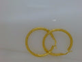 10k Yellow Gold Argollas 3.7g