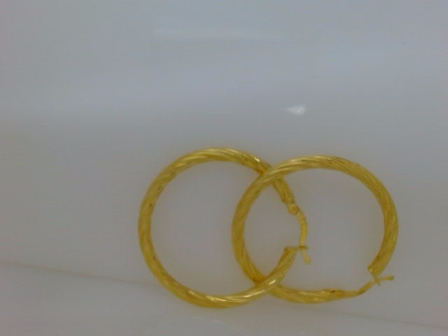 10k Yellow Gold Argollas 3.7g
