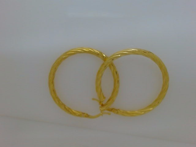 10k Yellow Gold Argollas 3.7g