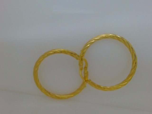 10k Yellow Gold Argollas 3.6g