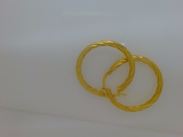 10k Yellow Gold Argollas 3.1g