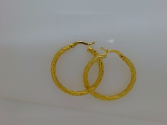 10k Yellow Gold Argollas 3.1g