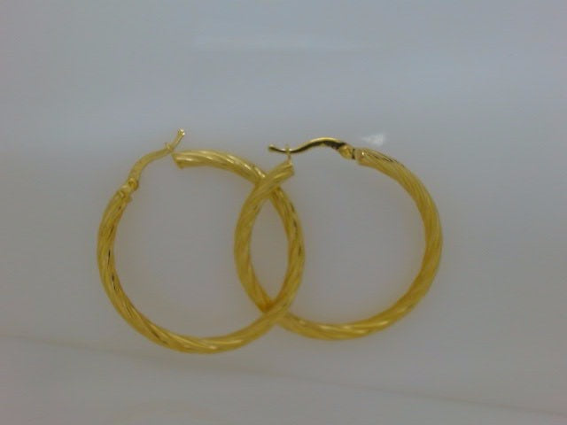 10k Yellow Gold Argollas 3.6g