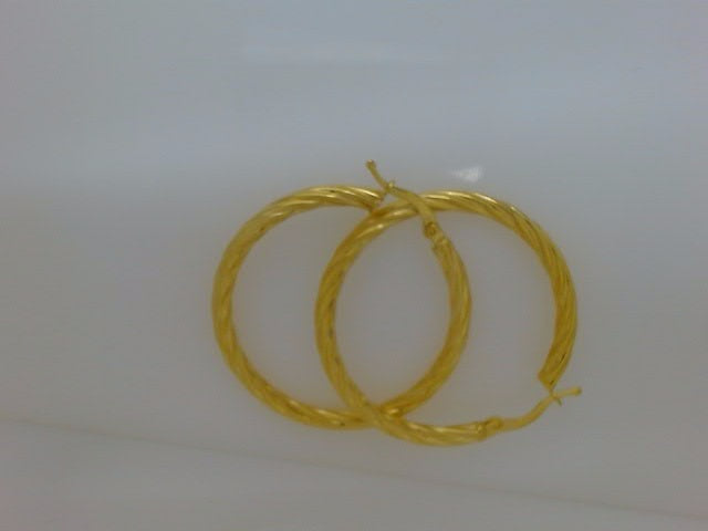 10k Yellow Gold Argollas 3.6g