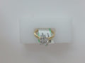 14k Yellow Gold Diamond Wedding Ring Lab 3.3g