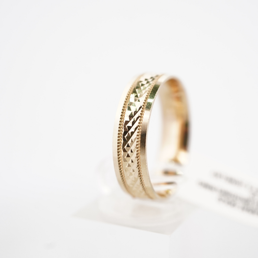 Men's braided wedding ring
