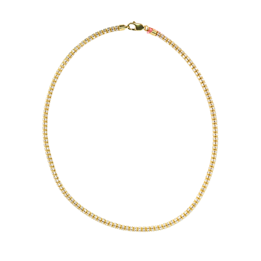 Gold Square Necklace
