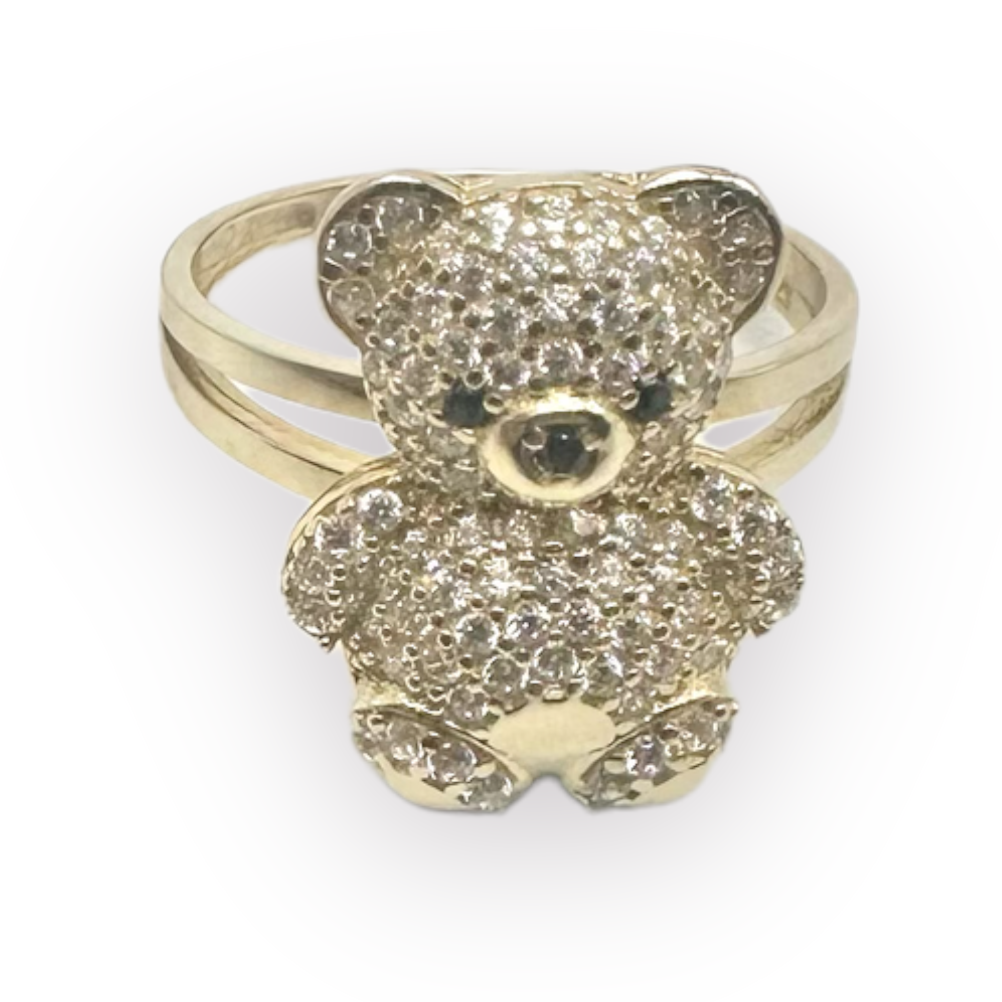 Baby Snow Yummy Bear Ring with Beads | APM Monaco